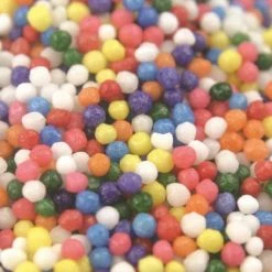 QA Products, Inc. - Beloit, Wisconsin Rainbow Nonpareils Bakery Topping Sprinkles 8 Pounds Multicolor Nonpareils Sprinkles & Toppings