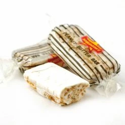 Beulah's Candyland Atkinson Peanut Butter Bars 1 Pound Wrapped Candy Bulk Candy