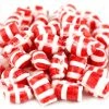 Beulah's Candyland Christmas Candy Christmas Peppermint Gems Miniature Red And White Hard Candy 2 Pounds