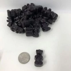 Beulah's Candyland JuJu Candy Licorice Bears JuJu 2 Pounds Black Licorice Ju Ju Bear
