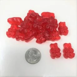 Albanese Red Gummi Bears Wild Cherry Gummy Bears 5 Pounds Bulk Gummi Candy