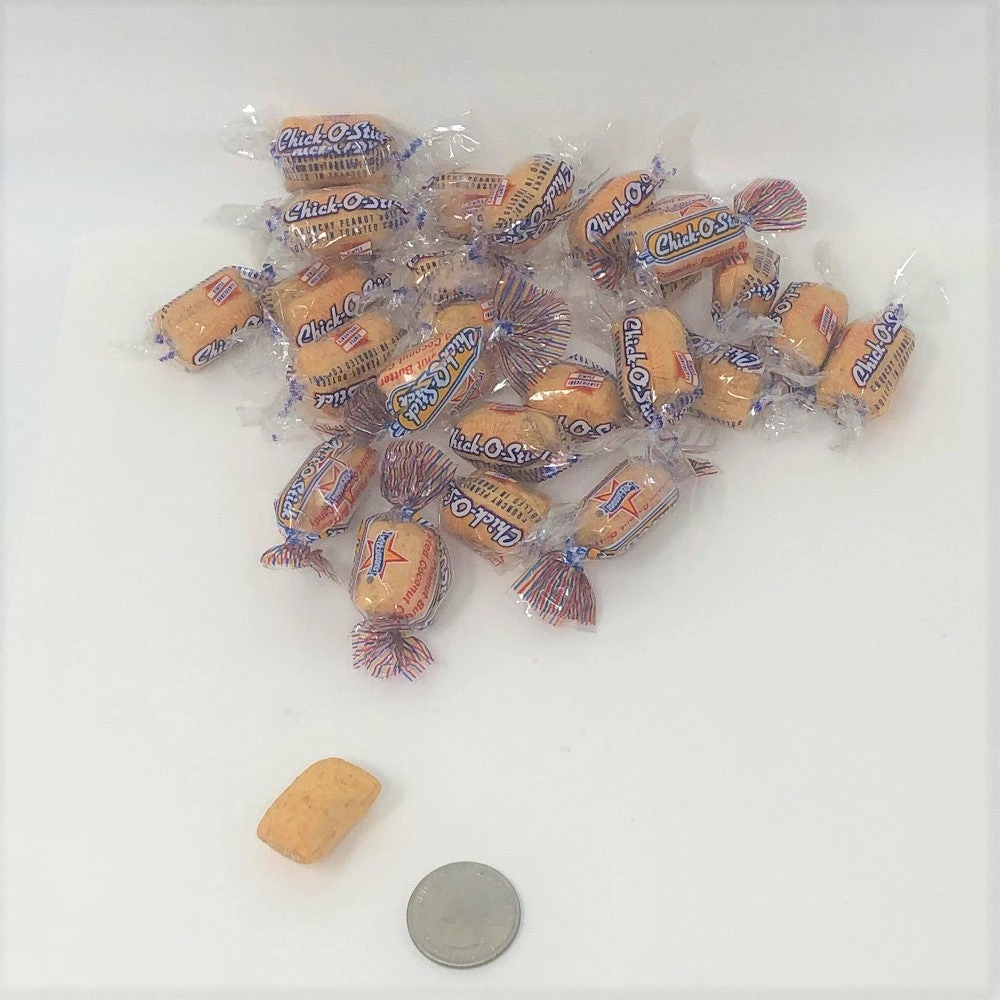 Atkinson Chick-O-Stick Nuggets Chick O Stick Peanut Butter Coconut Candy 1 Pound Wrapped Candy 3 Atkinson Chick-O-Stick Nuggets Chick O Stick Peanut Butter Coconut Candy 1 Pound Wrapped Candy