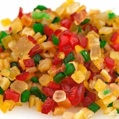 Beulah's Candyland Nuts & Dried Fruits Paradise Diced Fruit Mix Candied Fruit Glaze Special Mello 1 Pound