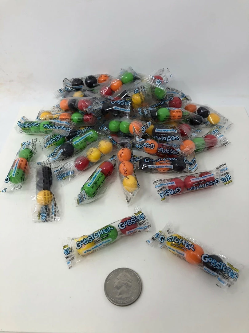 Beulah's Candyland Wonka Gobstoppers 1 Pound Gobstopper Mini Packs Wrapped Candy 3 Beulah's Candyland Wonka Gobstoppers 1 Pound Gobstopper Mini Packs Wrapped Candy