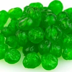 Beulah's Candyland Nuts & Dried Fruits Paradise Green Whole Cherries Candied Fruit Glaze 2 Pounds