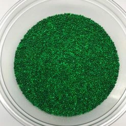 QA Products, Inc. - Beloit, Wisconsin Nonpareils Green Bakery Topping Sprinkles Colored Nonpareils 1 Pound