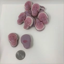 Vidal Golosinas, Located In Spain. Gummi Skulls Gummy Halloween Fall Autumn Candy 2.2 Pounds Fall / Halloween / Thanksgiving Candy