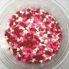 QA Products, Inc. - Beloit, Wisconsin Sprinkles & Toppings Valentine Hearts Shapes Red/White/Pink Bakery Topping Sprinkles 8 Ounces