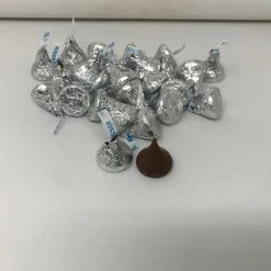 Beulah's Candyland Hershey Kisses Silver Foil 5 Pounds Hershey's Chocolate