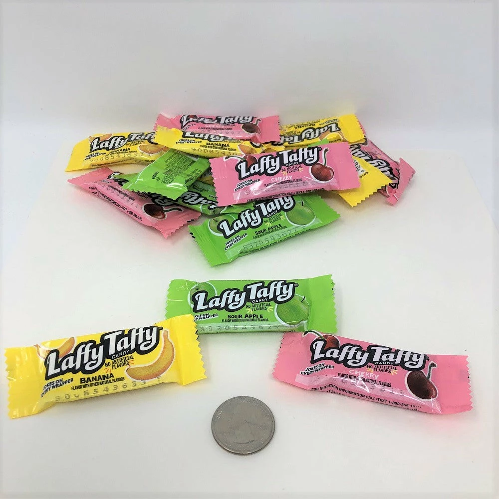 Beulah's Candyland Wonka Laffy Taffy Candy Assorted Flavors Snack Size 1 Pound Wrapped Candy 3 Beulah's Candyland Wonka Laffy Taffy Candy Assorted Flavors Snack Size 1 Pound Wrapped Candy