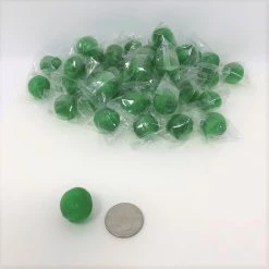 Washburn Lime Balls 2 Pounds Green Lime Candy Wrapped Hard Candy Bulk Candy Wrapped Candy