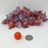 Beulah's Candyland Jawbreakers Orange Color Medium 3/4 Inch Diameter Wrapped Jaw Breaker 2 Pounds Wrapped Candy