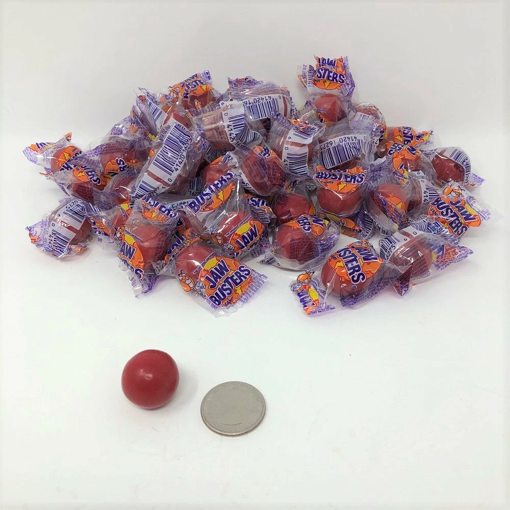 Ferrara Pan Candies - Forest Park, Illinois Wrapped Candy Jawbreakers Red Color Medium 3/4 Inch Diameter Wrapped Jaw Breaker 2 Pounds 3 Ferrara Pan Candies - Forest Park, Illinois Wrapped Candy Jawbreakers Red Color Medium 3/4 Inch Diameter Wrapped Jaw Breaker 2 Pounds