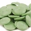 Merckens Coating Wafers Melting Wafers Lite Green 2 Pounds Chocolate