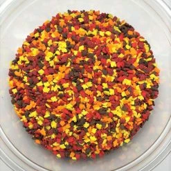 QA Products, Inc. - Beloit, Wisconsin Fall Leaves Mini Leaf Shapes Bakery Topping Sprinkles 8 Ounces Fall Colors Sprinkles & Toppings