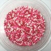 QA Products, Inc. - Beloit, Wisconsin Valentine Hearts Mini Shapes Red White Pink Bakery Topping Sprinkles 8 Ounces Sprinkles & Toppings