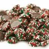 Beulah's Candyland Mini Christmas Nonpareils Dark Chocolate Candy 2 Pounds