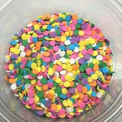 QA Products, Inc. - Beloit, Wisconsin Sprinkles & Toppings Confetti Pastel Shapes Bakery Topping Sprinkles 1 Pound