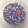 QA Products, Inc. - Beloit, Wisconsin Patriotic All American Sprinkles Red White Blue Bakery Topping 6 Pounds 1 QA Products, Inc. - Beloit, Wisconsin Patriotic All American Sprinkles Red White Blue Bakery Topping 6 Pounds