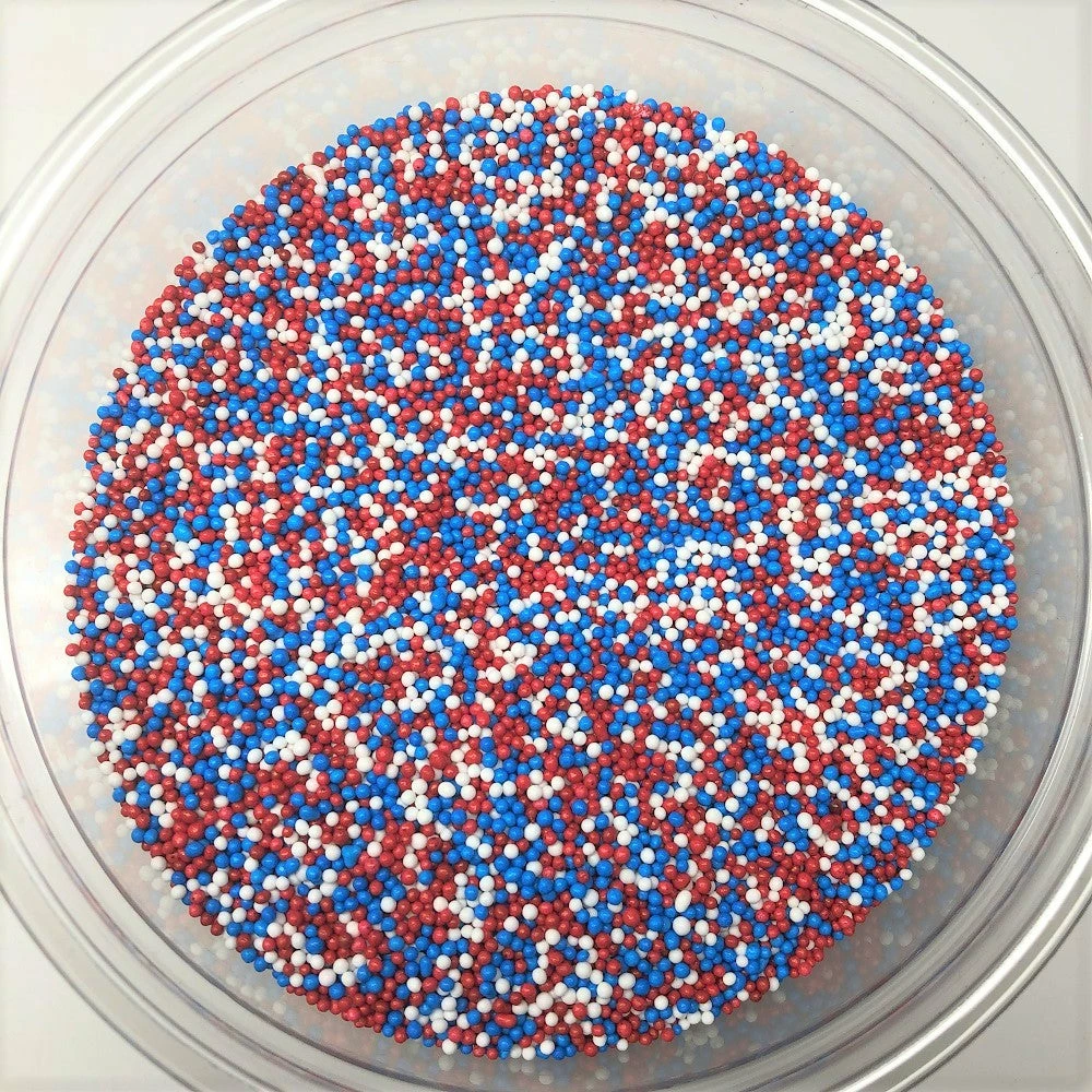 WNC - Pennsylvania Patriotic Nonpareils Red White Blue All American Topping Sprinkles 8 Ounces 3 WNC - Pennsylvania Patriotic Nonpareils Red White Blue All American Topping Sprinkles 8 Ounces