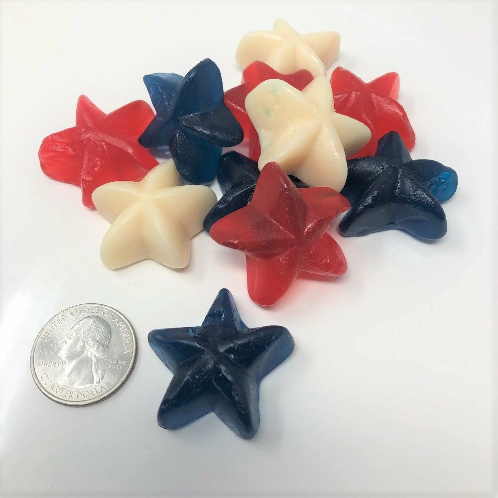 Beulah's Candyland Patriotic Gummi Stars 2 Pounds Red White Blue Candy 3 Beulah's Candyland Patriotic Gummi Stars 2 Pounds Red White Blue Candy