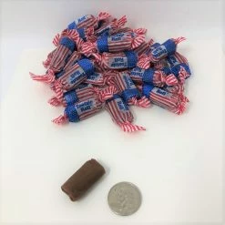 Beulah's Candyland Wrapped Candy Patriotic Tootsie Rolls Midgee Flag Wrapped 5 Pound Tootsie Rolls Bulk Candy