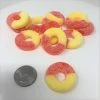 Albanese Gummi Peach Rings 4.5 Pounds Gummy Rings Bulk Gummy Candy