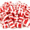 Beulah's Candyland Christmas Peppermint Gems Miniature Red And White Hard Candy 1 Pound Christmas Candy