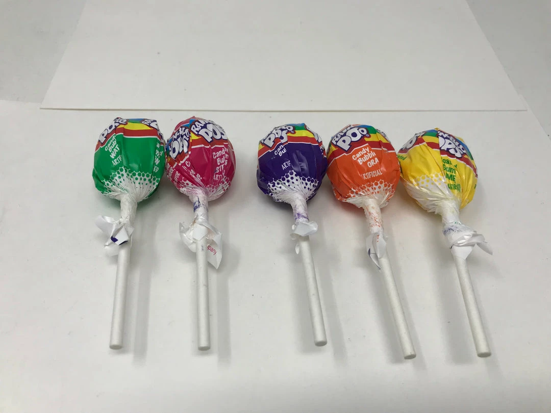 Beulah's Candyland Rain-Blo Pops Lollipops 5 Flavors 2 Pound Bag Candy Coated Bubblegum 4 Beulah's Candyland Rain-Blo Pops Lollipops 5 Flavors 2 Pound Bag Candy Coated Bubblegum