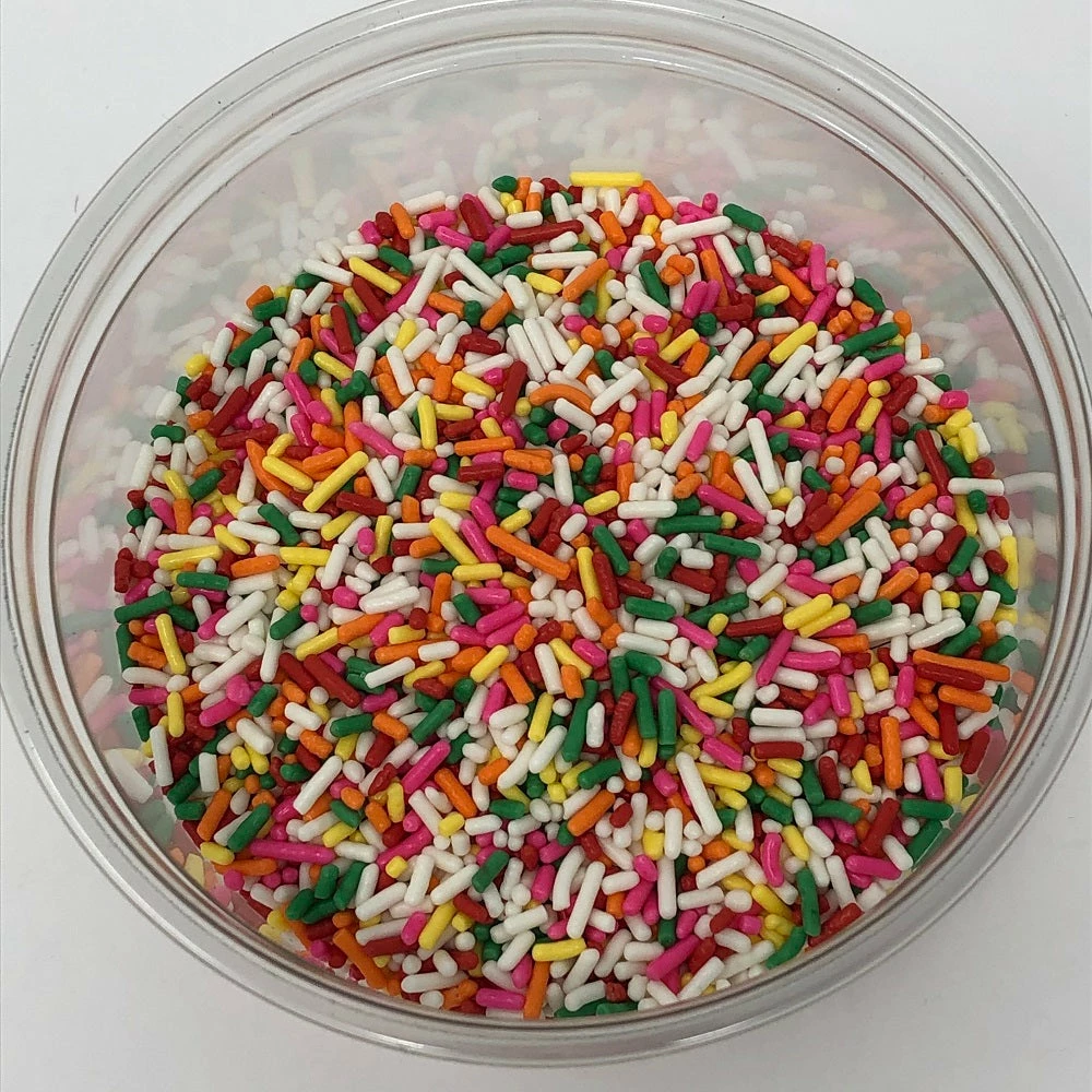 QA Products, Inc. - Beloit, Wisconsin Sprinkles Rainbow Jimmies Bakery Topping 1 Pound Colored Sprinkles 3 QA Products, Inc. - Beloit, Wisconsin Sprinkles Rainbow Jimmies Bakery Topping 1 Pound Colored Sprinkles