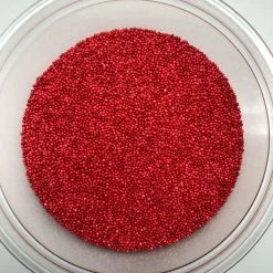 QA Products, Inc. - Beloit, Wisconsin Sprinkles & Toppings Red Nonpareils Bakery Topping Sprinkles 8 Pounds Colored Nonpareils