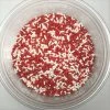 QA Products, Inc. - Beloit, Wisconsin Valentine Sprinkles Red White Jimmies Bakery Topping 6 Pounds