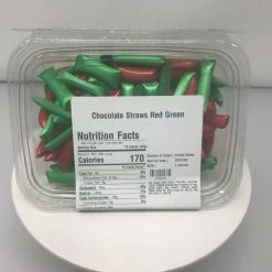 Beulah's Candyland Christmas Candy Old Fashion Chocolate Straws Red And Green 1 Pound Chocolate Filled Straws 5 Beulah's Candyland Christmas Candy Old Fashion Chocolate Straws Red And Green 1 Pound Chocolate Filled Straws
