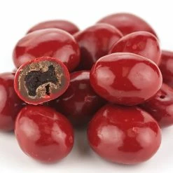 Sconza Candy Company - Oakland, California Red Chocolate Covered Dried Cherries 2 Pounds