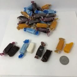 Hillside Candy - Hillside, New Jersey Sugar Free Candy Go Lightly Sugar Free Toffee Bulk Wrapped 2 Pounds Assorted Toffee