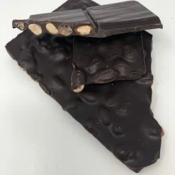 Beulah's Candyland Gourmet Sugar Free Almond Bark Dark Chocolate Candy 1 Pound