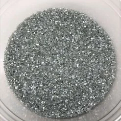 QA Products, Inc. - Beloit, Wisconsin Sprinkles & Toppings Silver Crystalz Sugar Crystals Bakery Topping Sprinkles 8 Ounces Colored Sugar