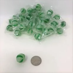 Washburn Spearmint Balls 5 Pounds Spearmint Candy Striped Wrapped Hard Candy Bulk Candy Wrapped Candy