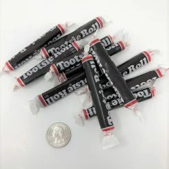 Tootsie Roll Industries, LLC - Chicago, Illinois Tootsie Rolls Long Twist Chocolate 5 Pound Tootsie Roll Wrapped Bulk Candy Wrapped Candy