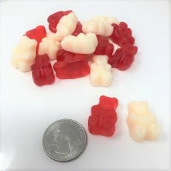 Beulah's Candyland Gummi Bears Valentine Candy Red And White Gummy Candy 5 Pounds