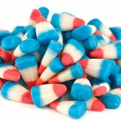 Beulah's Candyland Patriotic Candy Corn 5 Pounds Red White Blue Raspberry Lemonade Candy