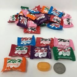 Andre Prost, Inc. - Old Saybrook, CT Zotz Candy Bulk Assorted Wrapped Sour Zotz Candy 1 Pound